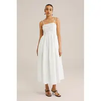 We fashion Dress Mid Length White Taglia: S | Abiti Midi Outlet | Donna | Bianco