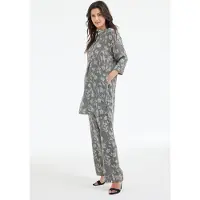 DIDI Tunic Diary Black Bloom Print Taglia: 42 | Maglie a manica lunga Outlet | Donna | Nero