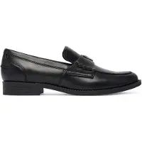 GUESS per donna. FLTBSOLEA14 Mocassini in Pelle Beliso nero (41), Basso, Nessuno, Casual, Classico