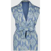 Circle of trust Sia Gilet Indigo Batik Taglia: XS | Gilet Outlet | Donna | Blu
