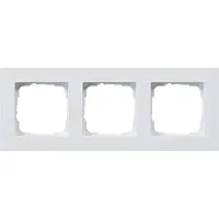 Gira 0213295 Telaio di copertura 3f piatto E2 bianco puro (213295)
