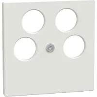 Merten Piastra centrale pws/gl f.Antenn.box 4hole 296519