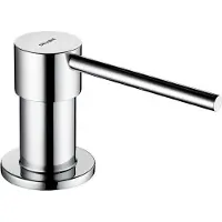 Delabie Distributore di sapone , diritto con cartuccia, serbatoio del sapone da 0,5 l, acciaio inox.