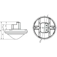 Theben AG theRonda S360-110 DALI UP WH Rivelatore di presenza DALI 2080580