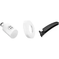 Laufen Pomme de douche Running Cleanet, anneau de lunette et levier de service, H8916920000001, H8916920000001