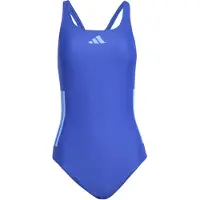 Adidas Women's 3 Stripes Bold Swimsuit Costume intero Donna (36, blu)