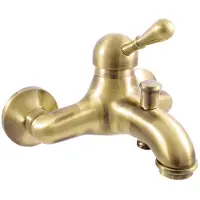 RAV Slezák-: Miscelatore per vasca da bagno Labe - Old Brass L454.5SM Old Brass (bronzo) Brass All-metal 150 mm