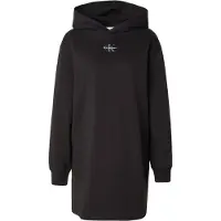 Calvin Klein Long Sleeve Monologo Premium Dress Black Taglia: XL | Maxi abiti Outlet | Donna | Nero