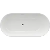 Laufen Kartell baignoire en fonte minérale en pose libre 1715x815x520 mm, blanc, H2263320000001, H2263320000001