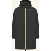K-way - Giacca lunga antivento impermeabile e comprimibile - Le Vrai 4.0 Eiffel East Black Pure per Uomo in Pelle - Taglia XS - Nero