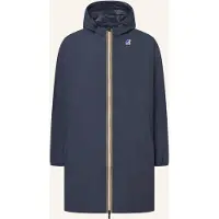 K-way - Giacca lunga antivento impermeabile e comprimibile - Le Vrai 4.0 Eiffel East Blue Depth per Uomo in Pelle - Taglia XXL - Blu navy