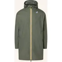 K-way - Giacca lunga antivento impermeabile e comprimibile - Le Vrai 4.0 Eiffel East Green Blackish per Uomo in Pelle - Taglia M - Verde