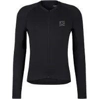 Stoic DalslandSt. Gravel Jersey L/S Maglietta da ciclismo Uomo (M, nero)