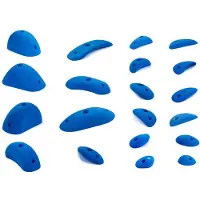 Blue pill Extrem Boulder Appigli da arrampicata (XS-XL, blu/bianco)