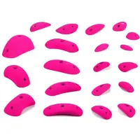Blue pill Hard Boulder Appigli da arrampicata (XS-XL, fuchsia/bianco)
