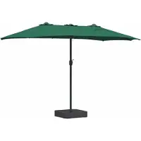 Syfax Ombrello da giardino 385 x 209 x 244 cm Poliestere e Acciaio