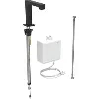 Geberit Robinetterie de lavabo Brenta, saillie 195mm, sans mélangeur, alimentation au réseau, avec boîtier de fonction AP, 116.171.14.1, 116.171.14.1