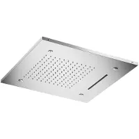 Herzbach 11.600385.2.01 LIVING SPA luce colorata doccia a pioggia a soffitto quadrata