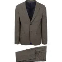 Suitable Strato Completo Lana Ember Gold Grigio Marrone taglia