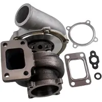 StarTech.com Turbo GT3582 GT35 - Turbocompressore universale T3/T4 - Rapporto A/R 0,70/0,63 - Adatto per Honda Civic - Turbocompressore di ricambio ad alte prestazioni - 25×28×30 cm - 9 kg
