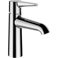 Laufen PURE Mitigeur monocommande de lavabo, bec fixe, porte-à-faux 110 mm, sans robinet de vidange, chromé, HF901702100000, HF901702100000
