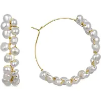 Luxenter Orecchini 'Milba' bianco perla