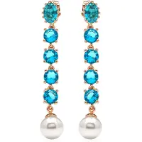 Luxenter Orecchini 'Mawey' blu