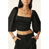 Ba&sh Top Doja Noir Taglia: L | Magliette intime Outlet | Donna