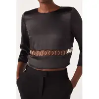 Ba&sh Top Casy Noir Taglia: L | Maglie a manica lunga Outlet | Donna