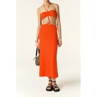 Ba&sh Robe Emma Orange Taglia: S | Maxi abiti Outlet | Donna | Arancione