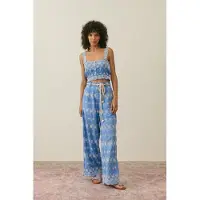 Louise Misha Pants Frederique Stone Blue Taglia: 40 | Pantaloni Outlet | Donna | Blu