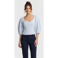 And Other Stories & Other Stories Clare Blouse Blue Taglia: 36 | Magliette intime Outlet | Donna | Blu