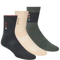 Scotch & Soda 3pk Womens 1/2 Terry Crew Socks Dark Grey Taglia: OS | Biancheria intima Outlet | Donna | Grigio