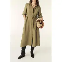 Ba&sh Robe Lara Kaki Taglia: XS | Maxi abiti Outlet | Donna