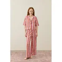 Louise Misha Pajamas Set Louka Cream Sunset Checks Taglia: L | Pantaloni Outlet | Donna | Bianco