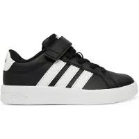 Adidas Kid's Grand Court 3.0 Sneaker Bambini (28, grigio/nero)