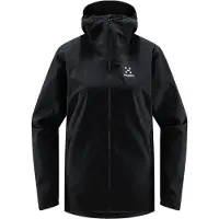 Haglöfs Women's Korp Proof Jacket Giacca antipioggia Donna (XS, nero)