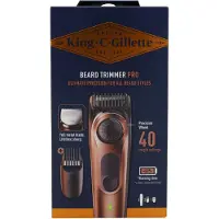 King C. Gillette Regolabarba Con Selettore Di Precisione 40 Impostazioni — Regolabarba