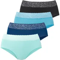 LASCANA Slip navy / blu chiaro / menta / nero