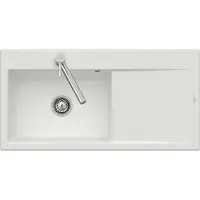 Villeroy & Boch Lavello a filo V&B Subway Style 60 Flat a sinistra, fossile CeramicPlus