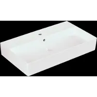 Villeroy & Boch Memento 2.0 lavabo mural, 1 trou pour robinet, avec trop-plein, poli, 800x470mm, 4A228G01, 4A228G01
