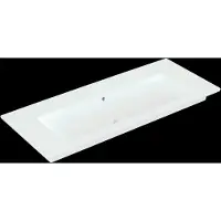 Villeroy & Boch Venticello lavabo armoire, sans trous pour robinetterie, avec trop-plein, 1200x500mm, 4104CJ01, 4104CJ01