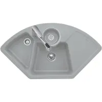 Villeroy & Boch Lavello angolare V&B Lavello angolare Solo, avorio CeramicPlus