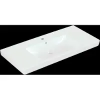 Villeroy & Boch Subway 2.0 lavabo à poser, avec trop-plein, 1 trou pour robinet, 1000x470mm, 71751G01, 71751G01