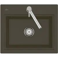 Villeroy & Boch V&B lavello a filo Subway Style 50 S Griglia piatta, lavello, cromite CeramicPlus