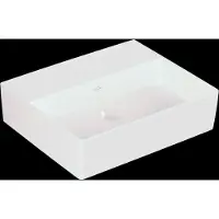 Villeroy & Boch Memento 2.0 lavabo mural, sans trou pour robinet, sans trop-plein, poli, 500x420mm, 4A225FR1, 4A225FR1