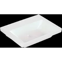 Villeroy & Boch Vasque Subway 3.0, sans trou pour robinet, sans trop-plein, partie inférieure polie, 600x470mm, 4A706F01, 4A706F01