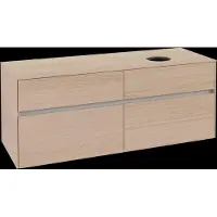 Villeroy & Boch Collaro Meuble sous-lavabo, 4 tiroirs, lavabo à droite, 1400x548x500mm, C04700VJ, C04700VJ