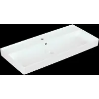Villeroy & Boch Collaro lavabo pour armoire, 1 trou pour robinet, avec trop-plein, côté inférieur poncé, 1000x470mm, 4A331GR1, 4A331GR1