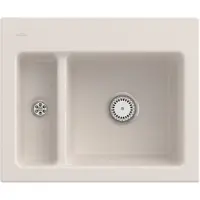 Villeroy & Boch Lavello da cucina Villeroy&Boch, lavello da cucina Subway 60 XM Crema 620x510mm, larghezza base 60cm